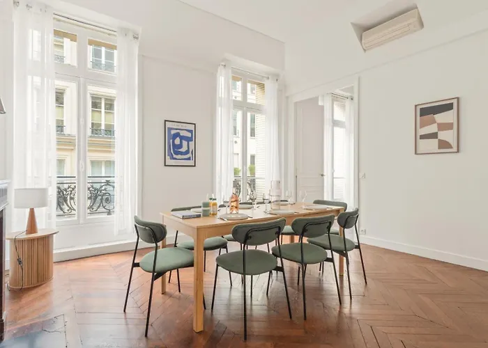 180M2 Haussmann 4Br 3 Bath Golden Triangle Champs Elysees & Opera Apartman Párizs